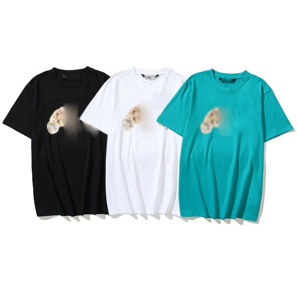 

2022 new luxury t-shirt fashion personality male and female designers female t-shirt black and white multi-color flower bear t