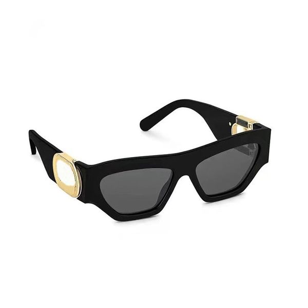 

Links Cat Eye sunglasses Fashion designer Z1661 women metallic letter Link signature simple Flowers temples glasses beach top quality classic with logo lenses