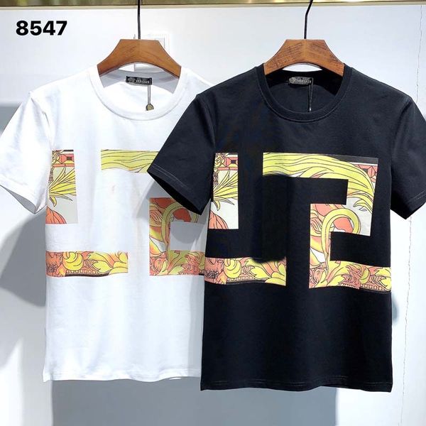 

22ss letter geometric printed designer tees fashion summer t shirt tee casual men women street short sleeve size 892ver, White;black