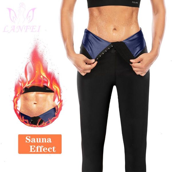 

sweat pants waist trainer shaper leggings women sauna pant slim fat burning gym push up sports tight fitness, Black;white