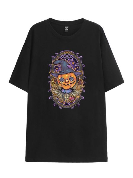 

x the asylum countess halloween print oversized tee f5sb#, White