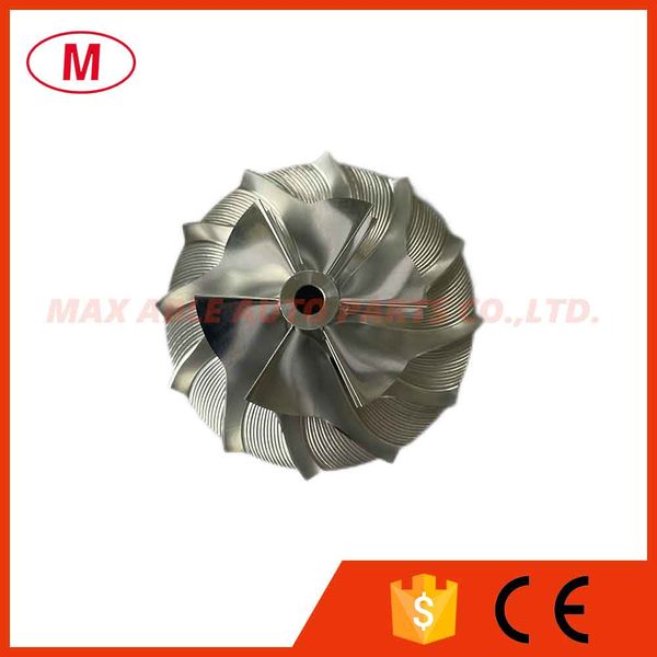 

ct10 17201-0l020 40.60/64.00mm 6/6 blades forward turbocharger turbo billet compressor wheel/aluminum 2618/ milling wheel for toyo/ta turboc