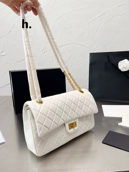 

women's shoulder bag luxury tote purse handbag message bags cluth brand classic genuine leather crossbody flap original box 26cm cf cha