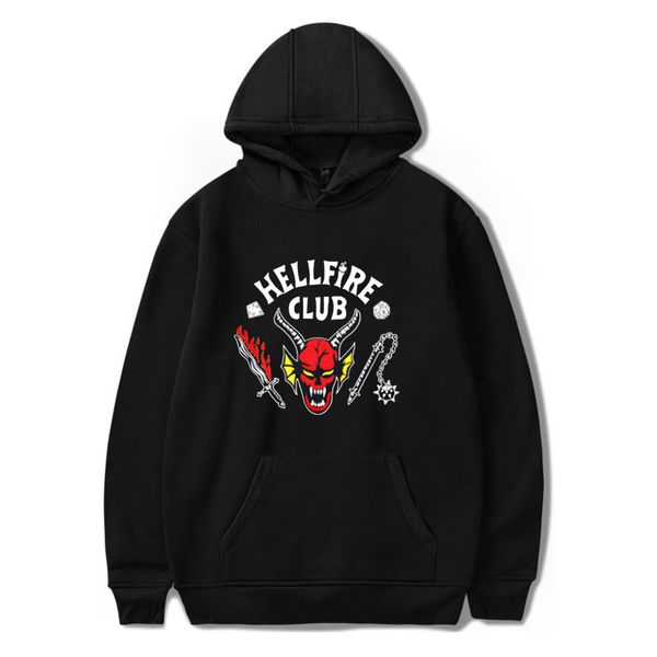 

hellfire club hoodie sweatshirt fashion tracksuit men women pullover, Black