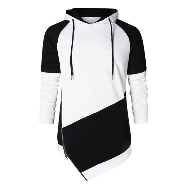 

new casual black white hoodies sweatshirts sportswear pullover hip hop fleece skateboard menwoman hoodies hoodie a02 t200102