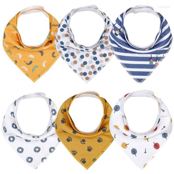 Haar-Accessoires, superweiche Baby-Lätzchen, 100 % Baumwolle, Born Bandana zum Zahnen, Füttern, Unisex-Sets, Mädchen, Jungen, Lätzchen