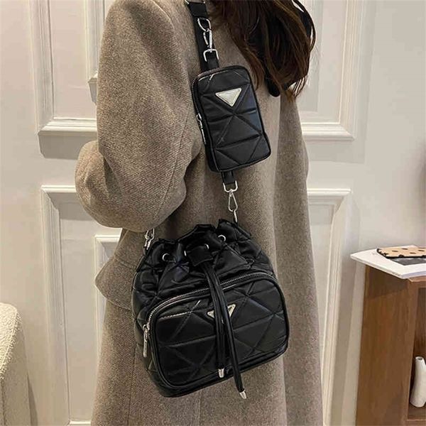 

handbag explosive models handbags casual bucket korean version ling lattice solid factory outlet
