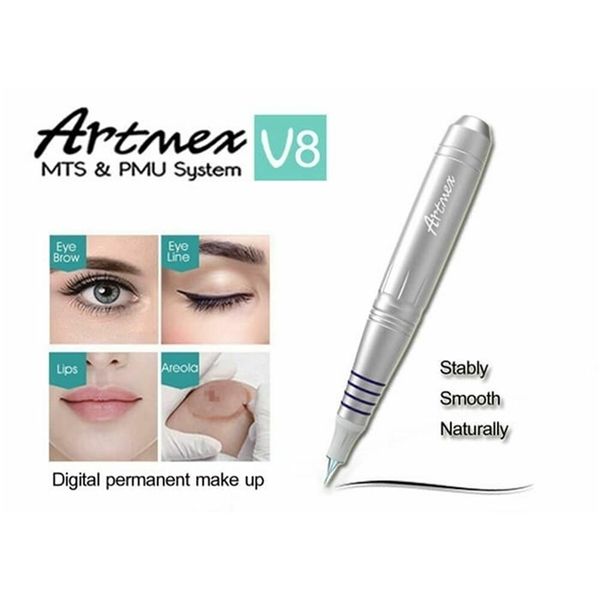 Somente caneta para Artmex V8 Máquina de maquiagem permanente Kit de sobrancelha MTS 220623