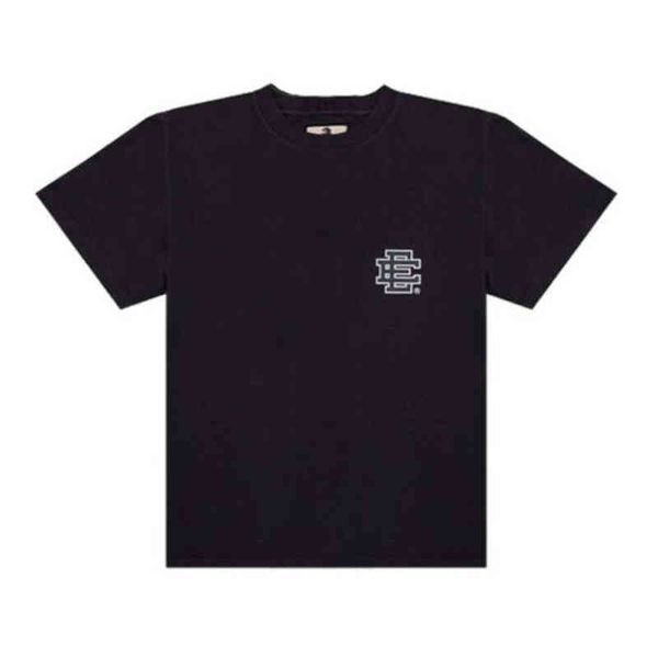 

men's ee t shirts classic eric emanuel fashion tees brand short sleeve women's summer tshirts hip hop letter printed cotton loose, White;black