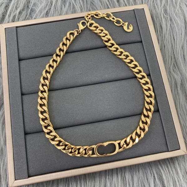 

2022 designer jewelry letter necklace bracelet earrings pure copper material couple wedding birthday gift, Black