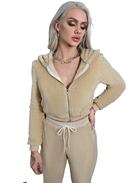 

eilly bazar zip up hooded teddy jacket y2yt#, Black;brown