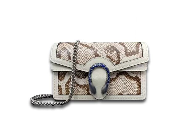 

stylish high-quality handbag designer ladies shoulder bag snakeskin leather compact moneycard size 16.5-10-4.5 cm 476432