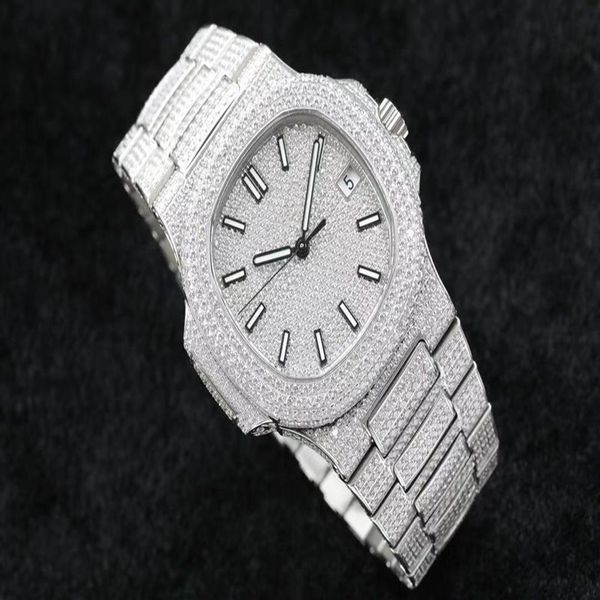 

r8 5719 v3 version montre de luxe 40mm 324 automatic mechanical movement watches diamond watch waterproof luminous watches280e, Slivery;brown