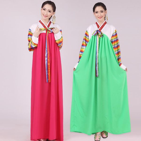 Ethnic Clothing Asia Hanbok Formal Dresses Korean Traditional Clothes Women's Dance Peformance CostumeEthnic