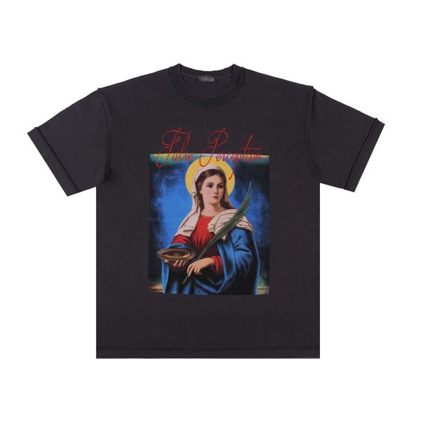 

2022 men hip hop t shirt graphic vintage t-shirt summer cotton short sleeve tshirt tees, Black;brown