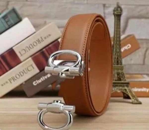 

2022 womens mens designer belt golden and silver buckle belts sports leisure fashion women waistband width 3.8cm with box a966, Black;brown