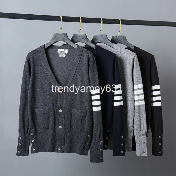 

women's knits & tees spring and autumn net red sweater jacket with lovers' tb cardigan for women, White