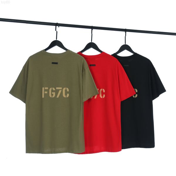

men's t-shirts designer gaojiechao brand summer new short sleeve back flocking alphanumeric couple t-shirt half 7jaz, White;black