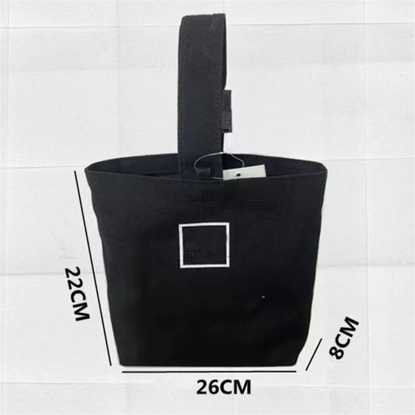 Saco de cosmético aberto de lona de design de marca de alta qualidade preto e branco cor menina maquiagem sacos de viagem preço mais baixo