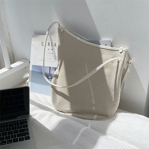 

designer bags shoulder bucket bags with large capacity and irregular canvas 37cm