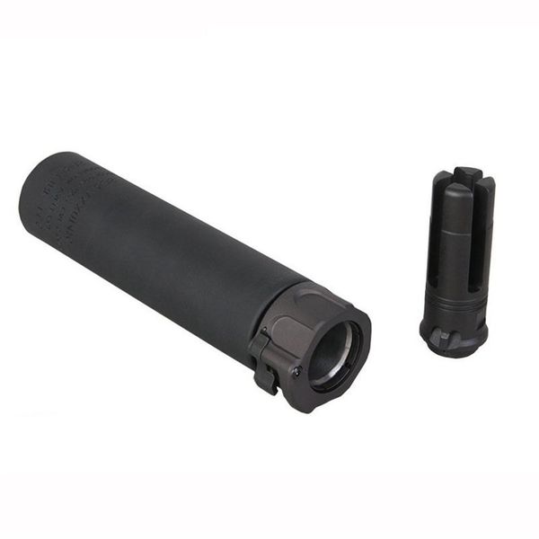 

socom556 mini2 rc2 quick separation sound suppression 14mm ccw airsoft barre extended ar15 rifle gel shockwave silencer325o