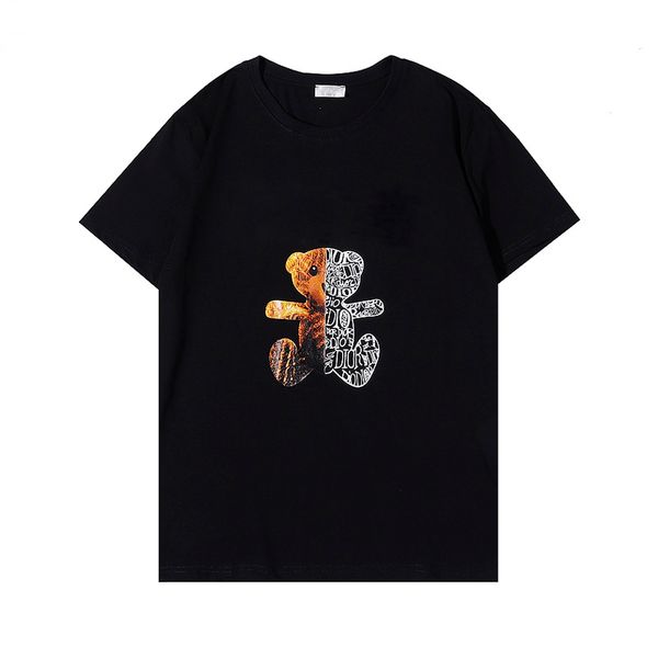 

22official mens t-shirts fashion summer hip hop tee mans womens luxury designer short sleeve men hole style tees couples round neck size s-x, White;black