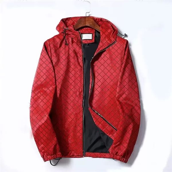 

22ss outerwear mens jacket womenproduction hooded jackets with letters windbreaker zipper hoodies for men sportwear clothing m-3xl, Black;brown