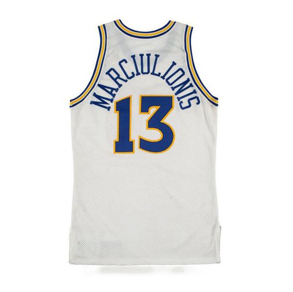 

stitched basketball jersey sarunas marciulionis mitchell & ness 1993-94 mesh hardwoods classics retro jerseys men women youth s-6xl, Black;red
