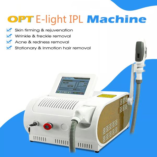 Tragbare OPT IPL Haarentfernungsmaschine mit 3 Filtern 640 nm 530 nm 480 nm Elight Akne-Narbenbehandlung Pigmenttherapie Beauty Spa-Ausrüstung