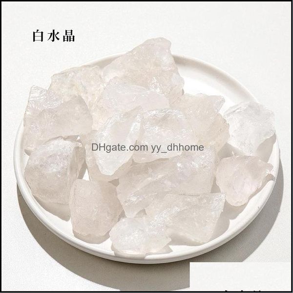 

stone loose beads jewelry natural crystal original ornaments rose quartz healing crystals energy reiki gem craft hand pieces liv dhaqi, Black