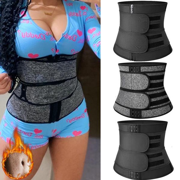 

steel boned waist trainer women womens shapers belly shaping trimmer belt neoprene body shaper tummy sweat shapewear slimming sheath corset, Black;white