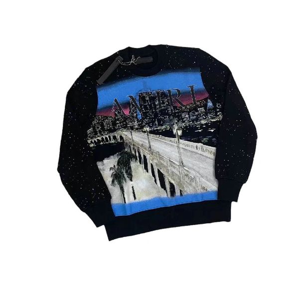 

2022 dinosaur cherry round neck printed sweater hoodie hooded sweatshirts men and women cotton loose large size lovers fashion jumper, Black