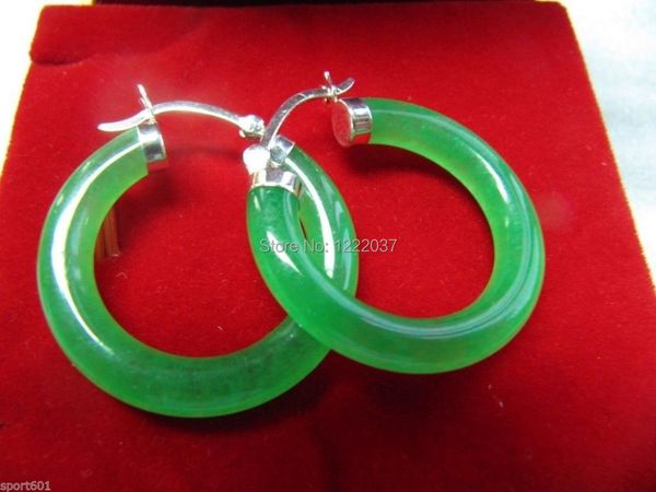 

new natural stone 925 sterling silver earrings / lucky earring