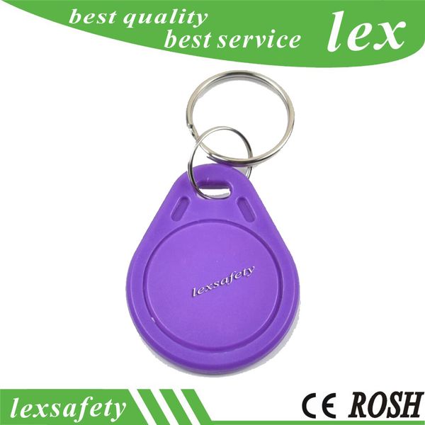 100 pcs EM4305 RFID ID da porta chave FOBS Cartão 125KHz ABS ISO11785 Rewritable para o sistema Key FOB