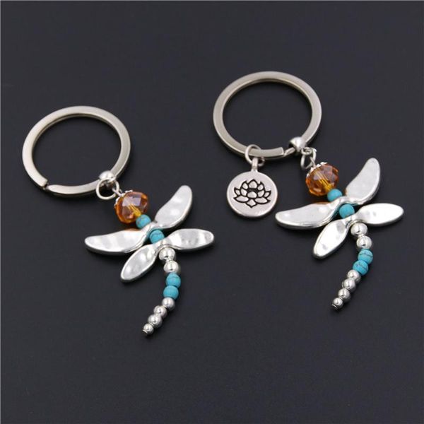 Клавки Dragonfly Lotus charms милый милый хрустальный шарм подвесной кошелек сумочка.