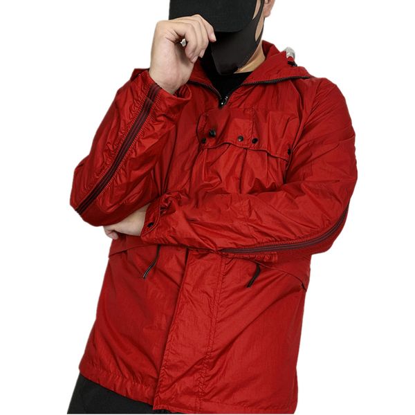 

mens jackets spring and autumn hooded casual coat fashion european and american street men's thin jacket, Black;brown