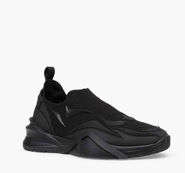 

quality sporty flow sneakers shoes men's rubber lightweight box sole slip on casual walking summer mesh comfort outdoor trainers vpjv, Black