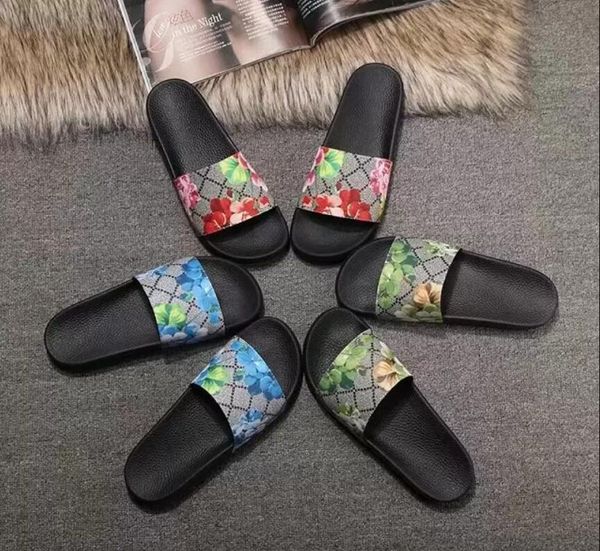 

stylish slippers tigers fashion classics slides sandals men women shoes tiger cat design summer pearl snake print slide flat lady sandal sli, Black