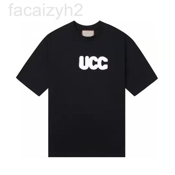 

men's t-shirts designer correct version verified 2022 spring and summer new g family letters men's women's short sleeved t-sh, White;black