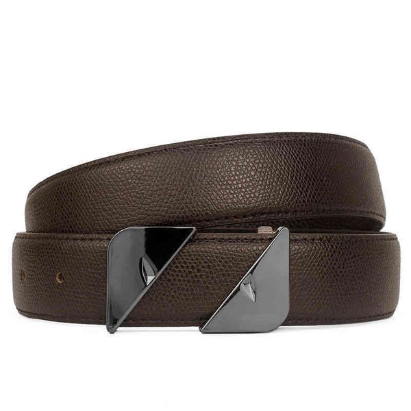 

belts designer belt men's little monster smooth buckle palm pattern head leather uuhg, Black;brown
