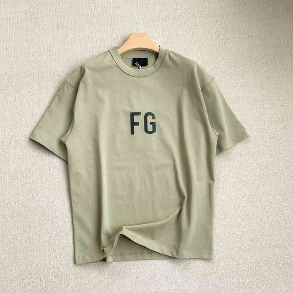 

ess season line men's and women's t-shirt letter printing fashion brand short sleeve high-quality trendy t-shirts, Black
