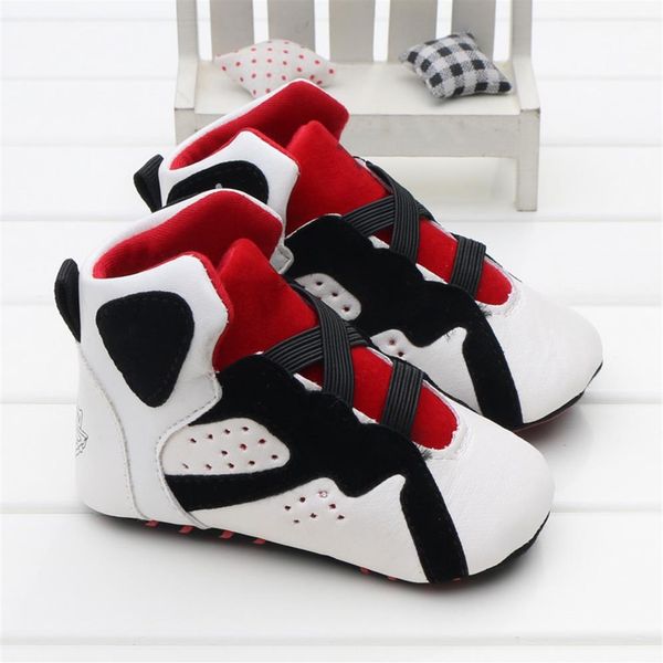 

0-18 month baby shoes boys girls first walkers crib shoe designer kids pu sneakers prewalker183l