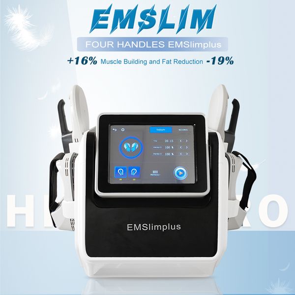 

slimming ems muscle toning stimulator building machine fat burning removal hiemt professional equipment