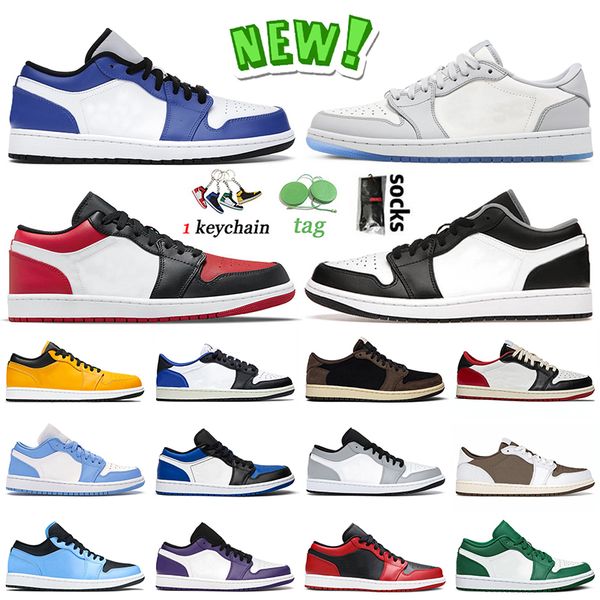 

2022 jumpman 1s 1 mens women basketball shoes game royal black white fragment reverse mocha pine green bred toe unc white off jorden jorden1