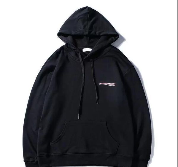 

homme hooded sweatshirts mens women designer hoodies mens clothing high street print hoodies pullover winter sweatshirts12121, Black