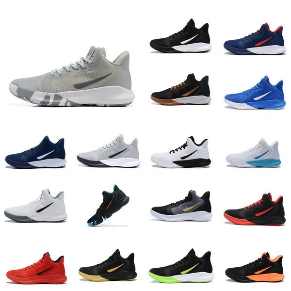 

mens precision 3 basketball shoes hyperdunk low cool grey white black tan gold red bred blue christmas bhm oreo sneakers tennis with box