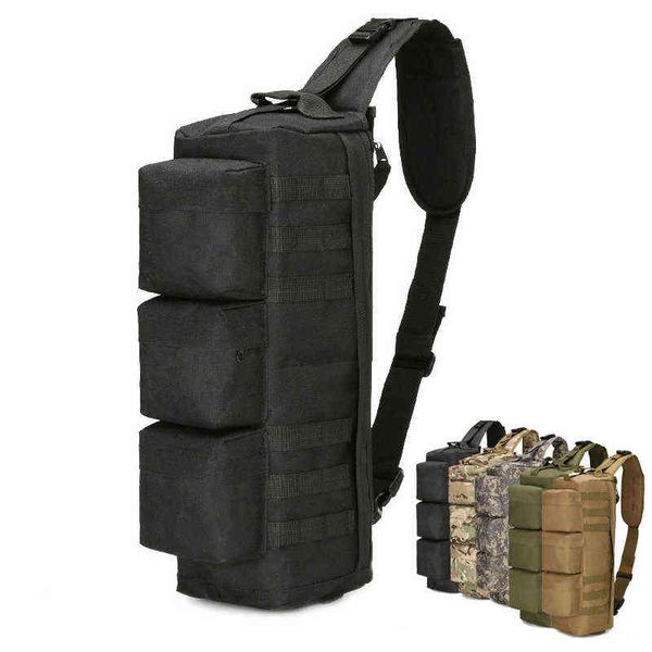 

tactical backpack chest sling rucksack multifunction molle military army bag man shoulder bags mountaineering outdoor women bag t220801