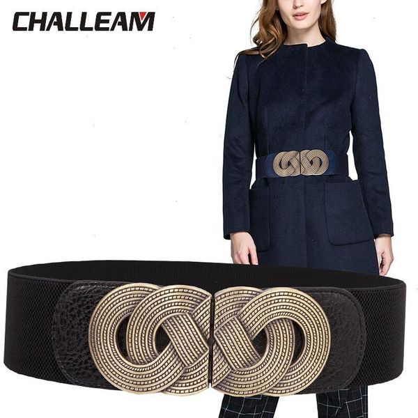 

woman elastic band simple waistband waist bohemian ladies coat skirt dress fashion decorative belt x 218, Black;brown
