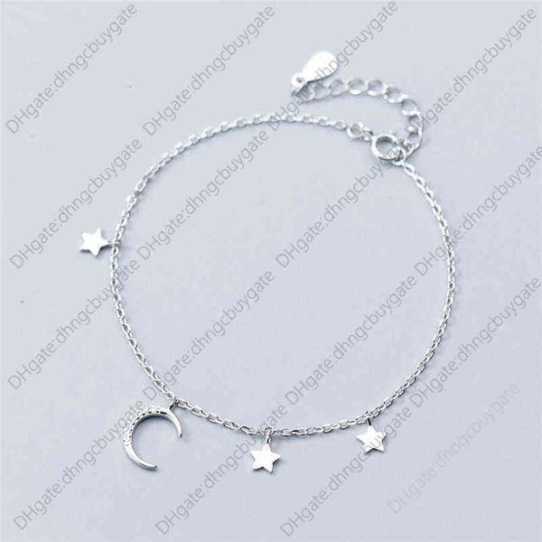 

moon star mini tassel cute temperament female resizable bracelets sbr017, Black