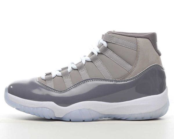 

jumpman 11 cool grey basketball shoes medium grey/white-cool grey good quality outdoor trainers sports sneaker with original box